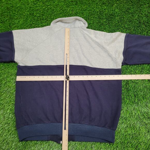 Vintage Notre-Dame Zip Sweatshirt Womens XL 24x26 Baggy - Picture 6 of 14